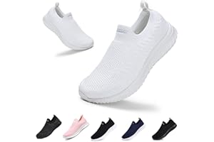HANANI Zapatillas Deporte Slip On Hombre Mujer Sin Cordones Casual Sneakers Comodos Enfermera Zapato