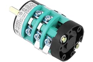 SUUONEE Interruttore di retromarcia pneumatici avanti, 220 V / 380 V Smontagomme Motore Interruttore di retromarcia avanti motore Interruttore a pedale tavolo(B)