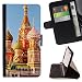 Produktbild Graphic4You St Basils Cathedral Moscow Russia Postkarte Ansichtskarte Design Brieftasche Leder Dünn Hülle Tasche Schale Schutzhülle für Samsung Galaxy S9