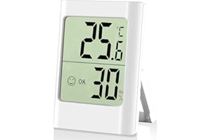 NEWUPZSI Igrometro Termometro Digitale Interno per Ambiente Misuratore di Umidità e Temperatura Interno per Casa Termoigrometro Professionale per Casa Ufficio Stanza del Bambino