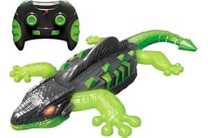 Générique Ödla leksaker för - Väggklättrande ödla med , gecko robot fjärrkontroll på larver, för julstrumpor, spela dem hemma, fest, utomhus vardagsrum