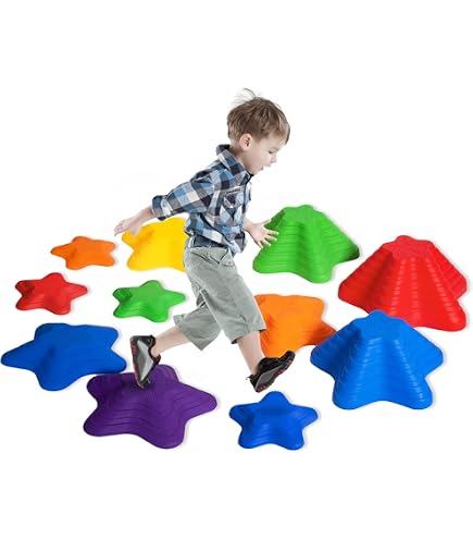 Pietre Di Equilibrio Per Bambini: Blocchi Motricità E Coordinazione, Antiscivolo, Forma Dinosauro, Per Gioco Attivo Indoor/Outdoor