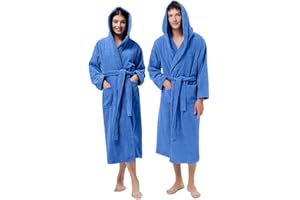 Jenny Sesal Accappatoio UNISEX Spugna Puro Cotone 100%, Ideale per CASA, SPA, SAUNA, PALESTRA. Morbido e con alta capacità di asciugatura