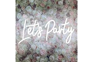 DAKABUKA Panneau néon LED blanc pour décoration murale, enterrement de vie de jeune fille, mariage, fiançailles, fête d'anniversaire avec interrupteur à intensité variable (40,6 x 19,3 cm) 5 V USB