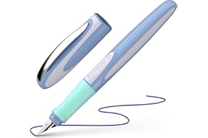 Schneider Ray 168212 Stylo plume (pour droitier, Cartouche d'encre standard Bleu roi incluse) Fresh