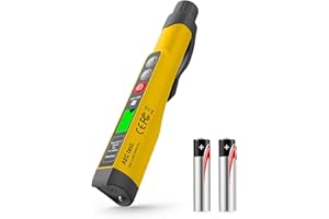 AEGTEST AEG-1223 Rilevatore di Perdite di Gas con Allarme Visivo e Sonoro, Luce Integrata, Rilevatore di Gas Naturale per Individuare Perdite di Gas Combustibili come Metano, Propano per Casa