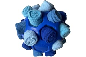 Labstandard Snuffle Ball Toy Foraging Snuffle Mat Dog Enrichment Snuffle Ball Puppy Treat Dispenser Slow Feeder Giocattoli interattivi per cani per cani di taglia piccola, media, grande (blu)