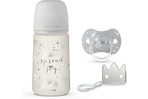 Suavinex Coffret Cadeau Nouveau-Né SX Pro 0-6 Mois, Spread Joy, Gris, 3 Unités