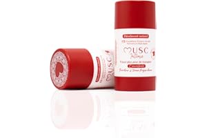 MUSC INTIME La Marque Offcielle - Lot de 2 - Déodorant - Anti Transpirant - Rose Mystik - L'Envoûtante - 95% Ingrédients Naturels - Sans Sel D'Aluminium Ni Pertubateur Endocrinien - 2 x 50g