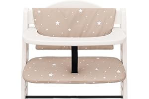 TOTSY BABY Copri seggiolone pappa universale 2 pezzi - copriseggiolone bambino e bambina per Hauck e Stokke cuscino imbottitura riduttore per sedia con un rivestimento impermeabile stabile Beige