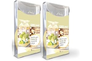 FLOJIM 3 Packs de 5 Cajas para Uvas de la Suerte Especial Fin de Año, Nochevieja - Auto Armado - Total 15 Cajitas