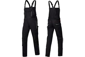 WORK IDEA Pantalón de Trabajo elástico para Hombre con múltiples Bolsillos y Bolsillos para Herramientas