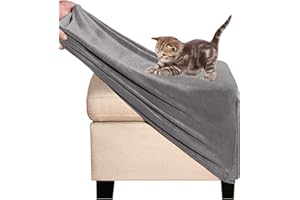 ZEAINK Ottomane Schonbezug Hockerbezug 40x40/50x50/60x60 Hocker Husse für Fußhocker Quadratisch, Stretch Bezug Ottomane Abdeckung Überzug Hocker Protector Waschbar Hockerabdeckung ( Color : #15 , Size : 60x6