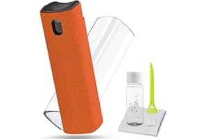 DAUMEIQH Detergente per Schermo Touchscreen Mist Spray, Kit di Pulizia per Laptop per Smartphone Elettronici iPhone, iPad, Computer, MacBook Pro, Monitor, Tablet, PC, TV, Schermi LCD, Occhiali - Arancione