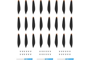 TOSIICOP 24 eliche per DJI Mini 4 Pro/Mini 3 Pro, elica di ricambio a basso rumore, ali 6030F, viti ad aria per accessori droni DJI Mini 3/4 Pro, viti esclusive e cacciaviti, arancione