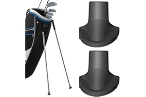 Pomurom Golf Bag Stand Rubber Feet, 2/4/6 Pieces Golf Bag Feet Replacement, Golf Bag Leg Feet, Rubber Replacement Feet for Golf Bag, Necessary Golf Bag Accessories, Easy to Install