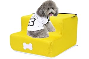 Wateralone, scalini per animali domestici, scale a 2 piani, scale per cani anziani su e giù, antiscivolo, per andare a letto, scaletta in spugna per arrampicata, scaletta staccabile