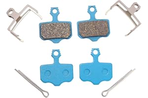 ICREOPRO 2 Pairs Bike Disc Brake Pads for Avid Elixir 1 3 5 7 9 R ER CR Mag Level TL T Sram XO XX X7 X9 XXWC DB1 DB3 DB5 Durable & Long-lasting(Resin,Semi-Metallic,Sintered Metal,Multi-Metallic)