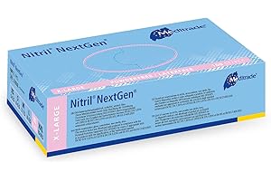 MEDITRADE NextGen®, Nitrile Examination Gloves, X-Large, N/S, P/F, Blue, x100