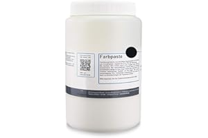 DD Composite Farbpaste 1kg schwarz RAL 9005 Pigment hochkonzentriert für Kunstharze Epoxidharz Resin Polyesterharz Gießharz farbintensiv deckend
