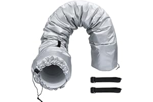 HUAREW 150X50CM Copri Tubo Condizionatore Portatile, Copertura Del Tubo di Condizionamento Dell'aria Condizionata, Tubo di Scarico Isolante, Custodia Protettiva