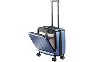 TydeCkare Valigetta da 16" con 2 scomparti per laptop, Blu scuro, 16 Pollice, valigetta