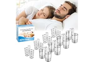 ARVONO Schnarchstopper, Anti Schnarch Nasenspreizer, gegen Schnarchen Nase Dilator Anti Snoring Verhindern Nasenklammer Schnarchen Stopper, Besser Atmen, Besser schlafen [2 Stile 4 Größen]