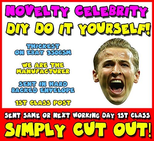 DIY - Do It Yourself Face Mask - Harry Kane Celebrity Face Mask