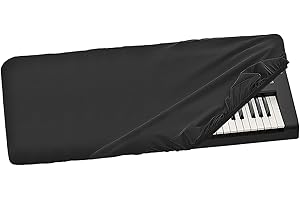 Musiin Staubschutz für Klaviertastatur mit 61 Tasten, kompatibel mit Yamaha PSR-E473, PSR-SX600, KORG EK-50, Pa 700, Pa 1000, Pa 300, Premium Chinlon, kratzfest und staubdicht, passgenaues Design