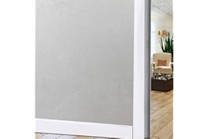 GENERIC Frosted Window Film Self Adhesive Privacy Film for Glass Windows 90x500cm, Opaque Frosting Cover for Bathroom Bedroom Kitchen and Office Door