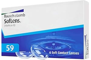 Soflens 59 Lenti a Contatto Correttive Mensili, 6 Lenti, BC 8.6 mm, DIA 14.2 mm, -3.5 Diopt