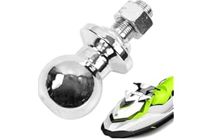2 Remolque - Soporte Bola Enganche Remolque Cromado,Bola Enganche Remolque cromada Fuerza Resistente y Fuerte para automóviles y Camiones Kirdume