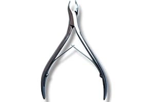 Sizler Beauty Professional Cuticle Nippers Scissors Cutters, Removers Stainless Steel Best Nail Care Tool for Manicure and Pedicure, Cuticle Remover