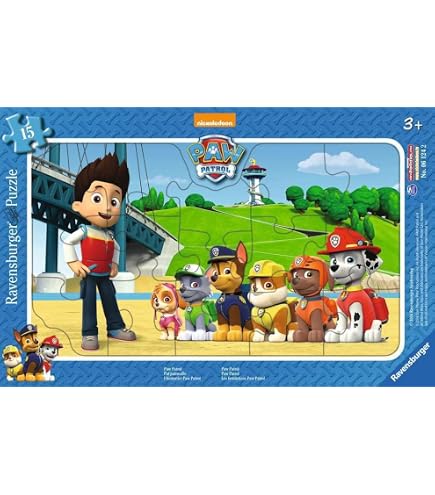 Trefl, Jolly Train-Puzzles Tout-Petits, 15 Grandes Pièces, Cadre Et Plateau Rigide Avec Les Personnages De Peppa Pig Pour L Amz B0b