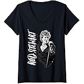 Rock Off Rod Stewart Forever Crest Manica Corta Uomo Maglietta Nero Medium