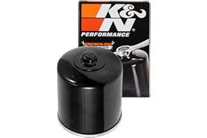 K&N Powersports Filtre à Huile - Bloc 76x98mm compatible avec Harley Davidson (KN-174B)