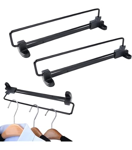 Appendiabiti Telescopico Per Armadio - Asta Estraibile Fino A 140mm - Foto 3