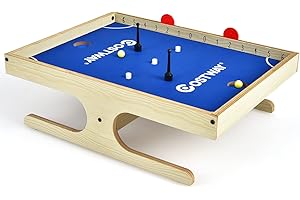 COSTWAY Magnetic Table Football, Mini Air Hockey Game with Score, 2 Player Tabletop Fussball Arcade Classic Games for Kids Adults Family Party