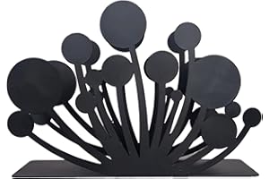 MECSAL CASALINGHI Portatovaglioli da Tavolo, Porta Salviette Cucina, in Metallo Decoro Albero Foglia, Casa Bar Pizzeria (PIANTA)