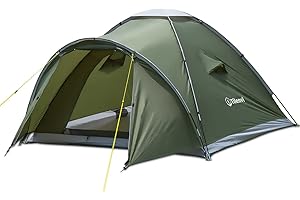 Tienda de Campaña 2 Personas, Tilenvi Tienda Campismo con Mosquitero, Carpas Camping Impermeables,Compacta Ligera Ideal Carpa Plegable para Senderismo, Acampada, Aventura