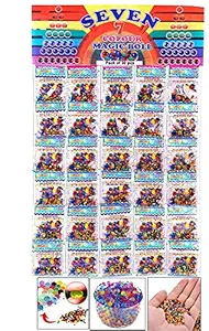 Breewell Polymer Gel Water Beads 30 Jelly Ball (Multicolour)
