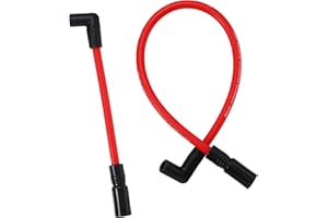 A ABSOPRO Spark Bougie Fil pour Harley Davidson Caoutchouc Rouge (Ensemble de 2)