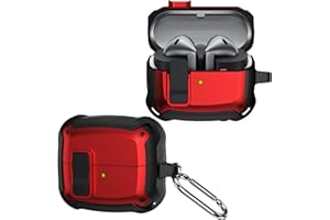 TINGYR Etui kompatybilne z Samsung Galaxy Buds 3 / Buds 3 Pro, ochrona bez ceamelu, odporne na wstrząsy i zarysowania, widoczna dioda LED, etui kompatybilne z Samsung Galaxy Buds 3 / Buds 3 Pro.