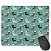 Produktbild Dachshund Sailors Nautical Dog Pattern Personalized Design Mauspad Gaming Mauspad with Stitched Edges Mousepads, Non-Slip Rubber Base, 300 x 250 x 3 mm Thick - Best Gift Idea