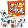 Story Dice Set, 9 Colorful Storytelling Cubes for Early Education, 54 Images Iconic Storytelling Game Dice, Language Expression/Imagination, Family Union/Party/Gifts for Kids/Adults (Orange)