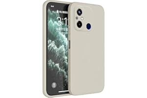 Topme Funda para Redmi 12C / Redmi 11A (6.71" Inches) Carcasa Caja Case Estuche, Funda Protectora de Piel de Silicona TPU - Blanco Antiguo
