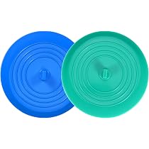 Wirquin Frisby Universal Sink Plug - 105mm Diameter, Blue, Fits Bath & Basin - View #7