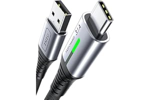 INIU Cavo USB Type-C, Cavo USB [2m] 3,1A QC 3,0 Tipo C Cavo Type C Rapida, Lega Intrecciato in Nylon Cavo USB Type C compatibili con iPhone 16 15 Pro Samsung S21 Note20 Huawei Xiaomi Google iPad ECC.