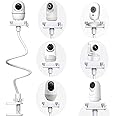 Derebir Baby Camera Holder Baby Monitor Mount Stand Compatible with HelloBaby/Blemil/jeeber/nooie/momcozy/GHB/BOIFUN/Motorola/BT/Dr.Care/Adjustable Flexible Camera Stand Baby for Most 1/4" Camera