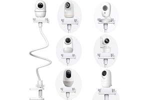 Derebir Baby Camera Holder Baby Monitor Mount Stand Compatible with HelloBaby/Blemil/jeeber/nooie/momcozy/GHB/BOIFUN/Motorola/BT/Dr.Care/Adjustable Flexible Monitor Stand Baby for Most 1/4" Camera